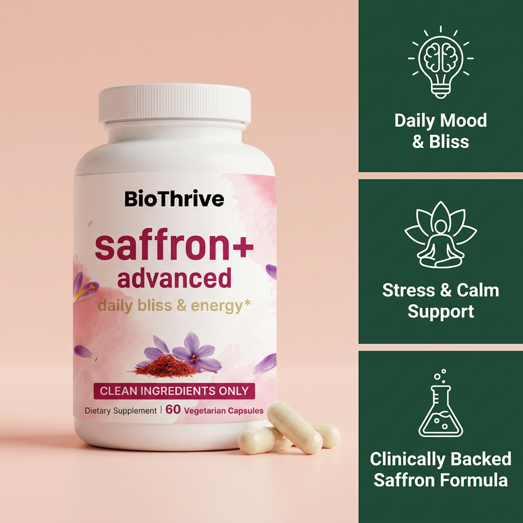 Saffron Extract – 88.5mg Triple-Strength Capsules