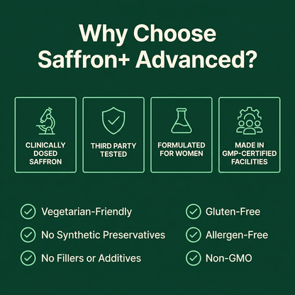 Saffron Extract – 88.5mg Triple-Strength Capsules